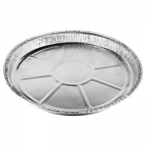 plato de aluminio de 27,8cm de diámetro para tortilla de 1115cc