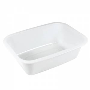 bandeja termosellable 1/8 gastronorm de pp blanco altura 5cm