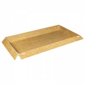 base de cartón kraft rectangular para pastelería 22x10cm