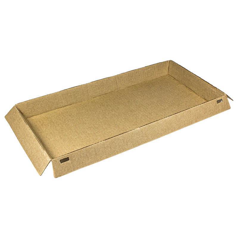 base de cartón kraft horneable para pastelería de 22x10cm