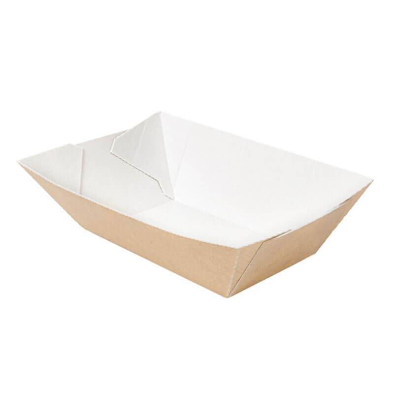 barqueta de cartón kraft pequeña