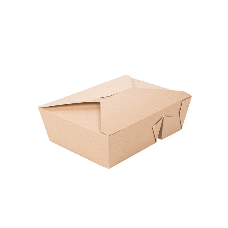 caja americana de dos compartimentos con cierre de solapas