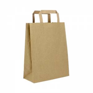 KT10 - 250und. Paper Bag with Flat Handle 22+10x28cm