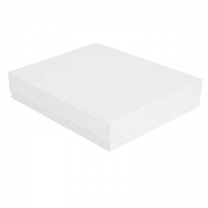 caja pastelería blanca con base desplegable de 32x27x4cm