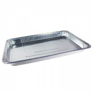 bandeja de aluminio rectangular de 5200cc