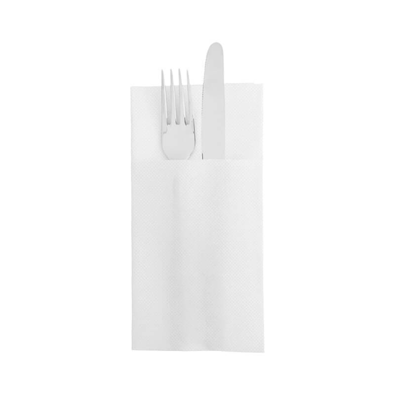 servilleta blanca de canguro de 39x40cm
