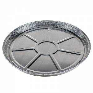 plato de aluminio de 22cm de diámetro para tortilla