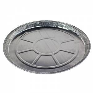plato de aluminio de 25cm de diámetro para pizza