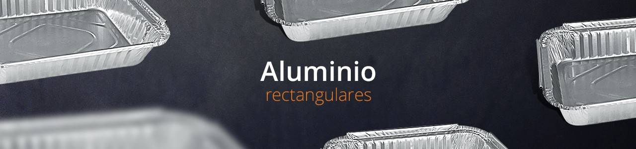 Recipientes Retangulares de Alumínio | Recipientes de Comida para Viagem