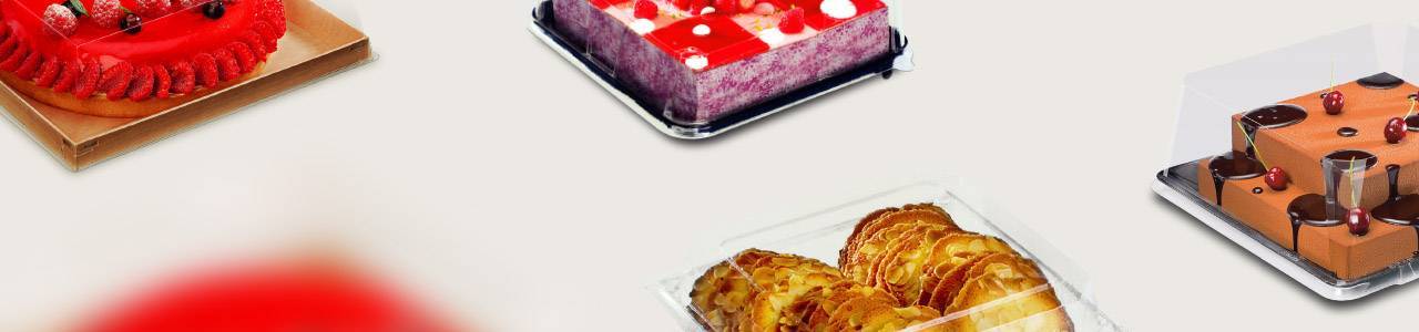 Square Pastry and Confectionery Containers | Take Away Packaging for Food